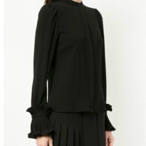 NWT Co Collection PLEATED CUFF SHIRT BLACK
L. - Picture 3 of 11